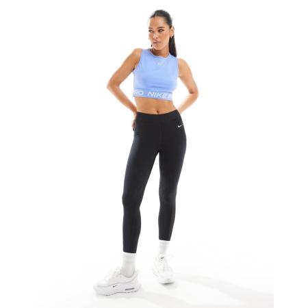 Nike Pro Training Cropped hemdje in blauw