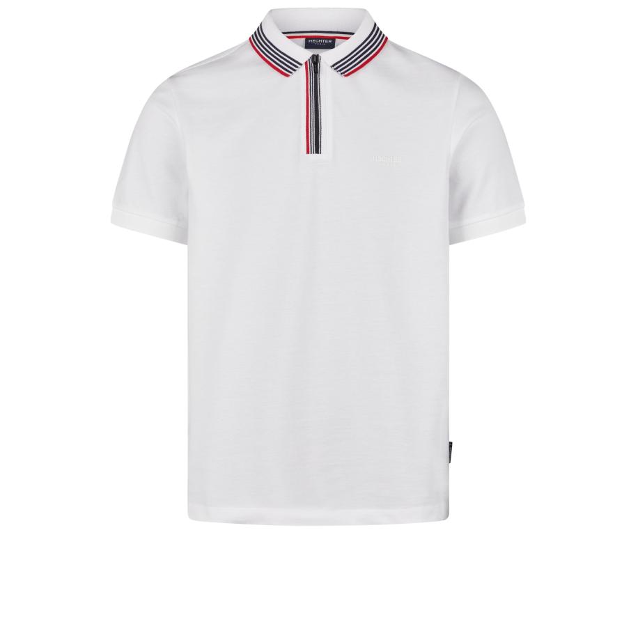 HECHTER PARIS HECHTER PARIS Shirt Pique rood / zwart / wit -