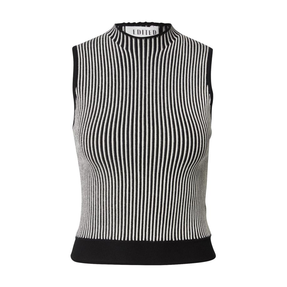 EDITED EDITED Top Quirine zwart / wit -