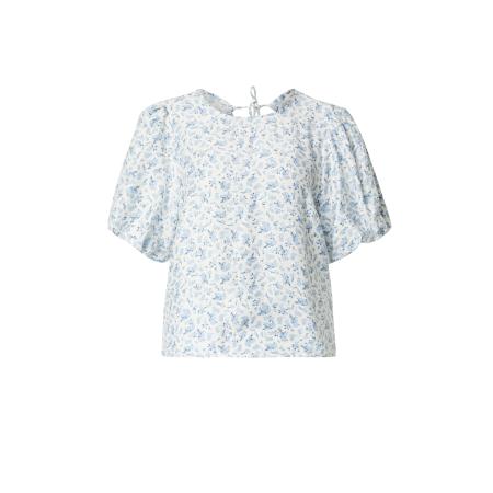 MSCH COPENHAGEN Shirt MSCHCajsa Karalynn blauw / lichtblauw / wit