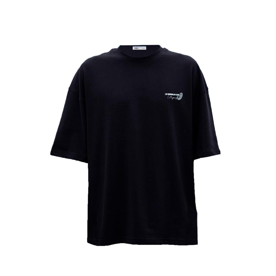 VAMOS CLO Shirt zwart / wit Zwart