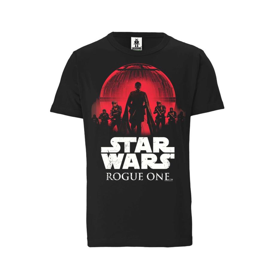 LOGOSHIRT Shirt rood / zwart / wit Zwart