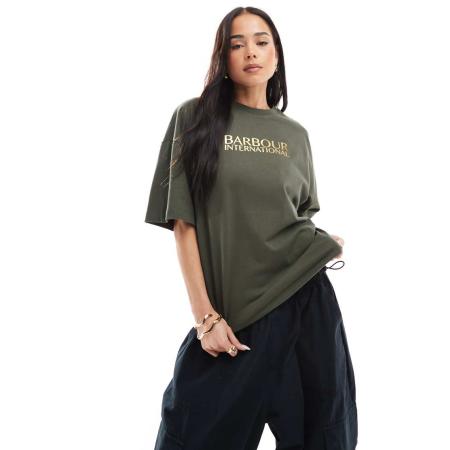Barbour International Dakota T-shirt in groen