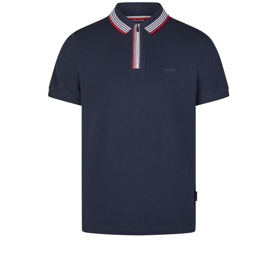 HECHTER PARIS HECHTER PARIS Shirt Pique navy / rood / wit -