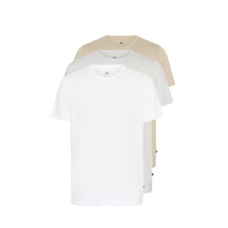Matinique Matinique Shirt Jermane lichtbeige / lichtgrijs / wit