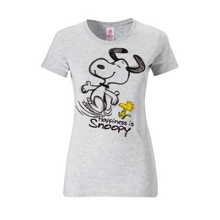 LOGOSHIRT Shirt geel / grijs / zwart