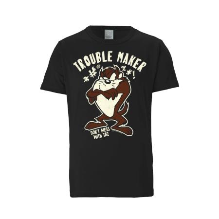 LOGOSHIRT Shirt Tasmanischer Teufel bruin / zwart