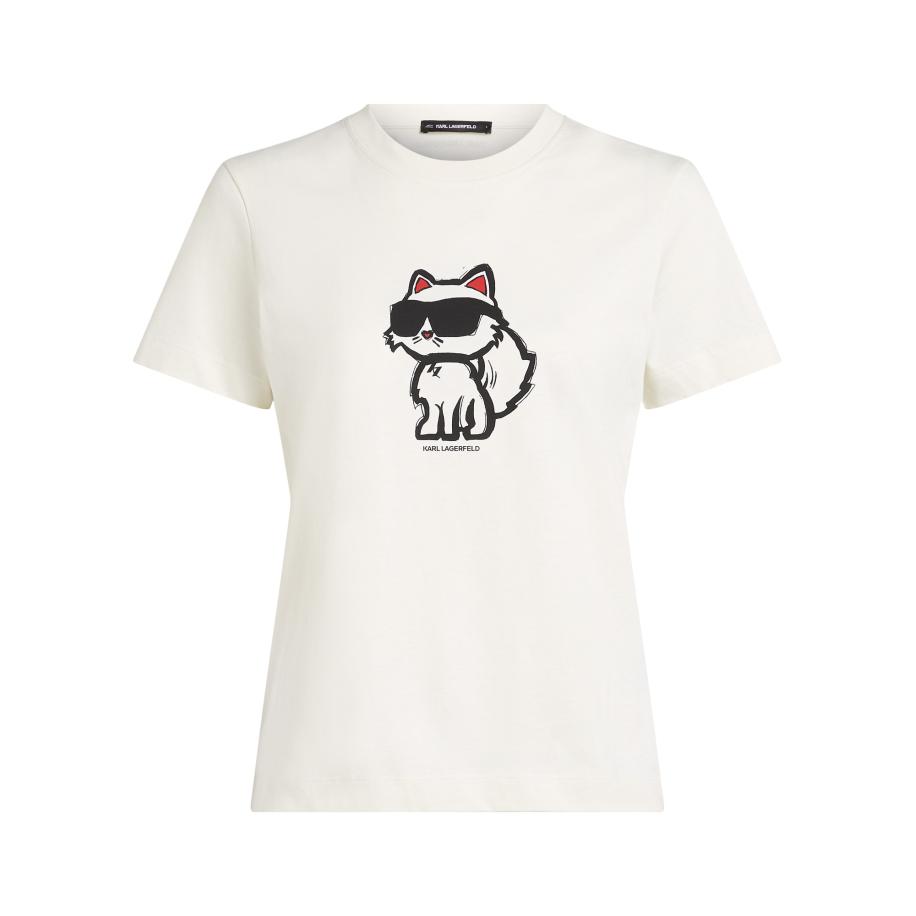 Karl Lagerfeld Karl Lagerfeld Shirt Ikon crème / rood / zwart -