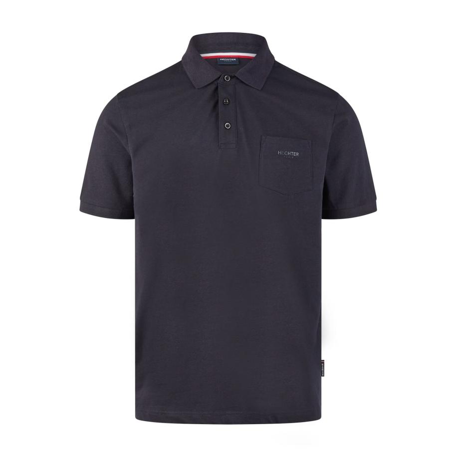 HECHTER PARIS HECHTER PARIS Shirt donkerblauw / rood / wit -