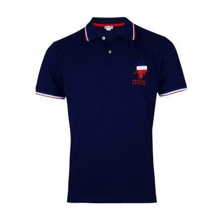 U.S. Polo Assn. U.S. POLO ASSN. Shirt blauw / rood / wit