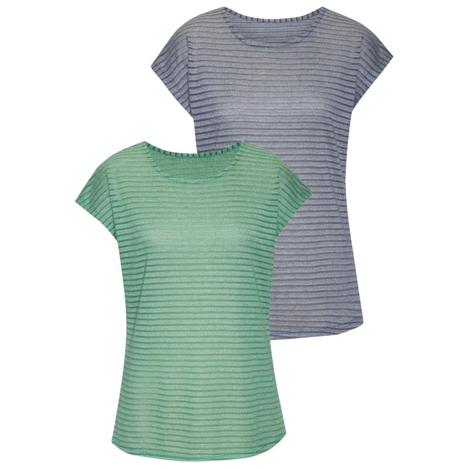 VIVANCE VIVANCE Shirt grijs / groen -