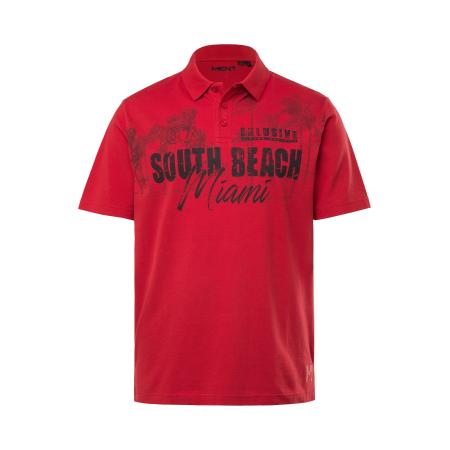 men plus Men Plus Shirt rood / zwart