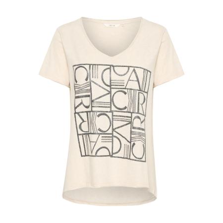 Cream Cream Shirt Imi crème / grijs