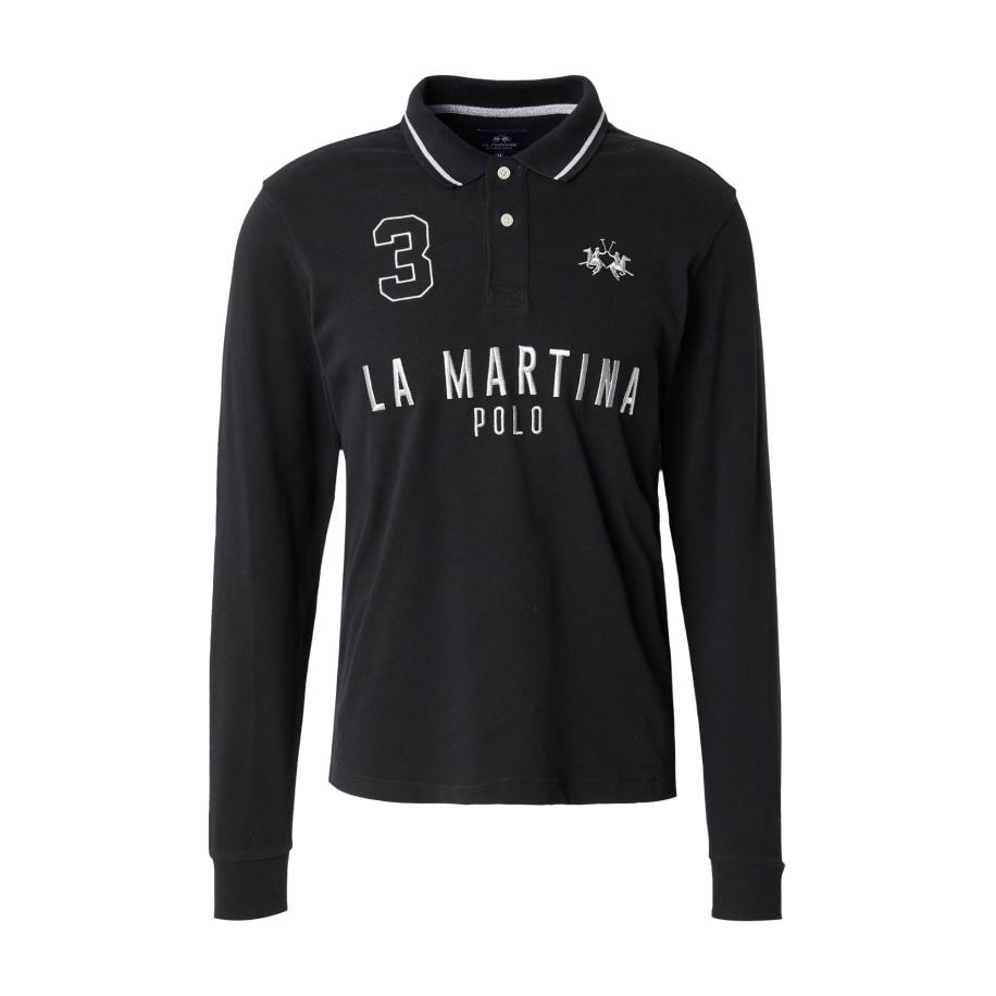 La Martina La Martina Shirt zwart / offwhite -