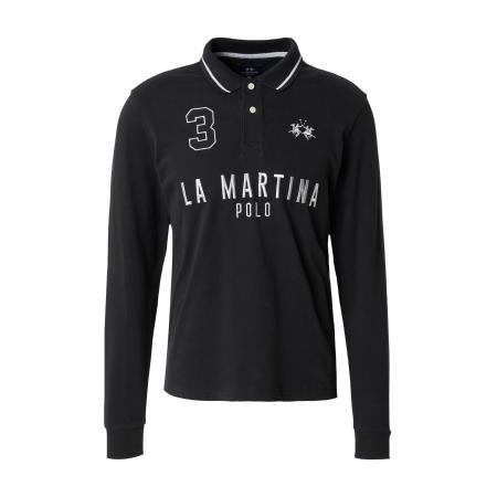 La Martina La Martina Shirt zwart / offwhite