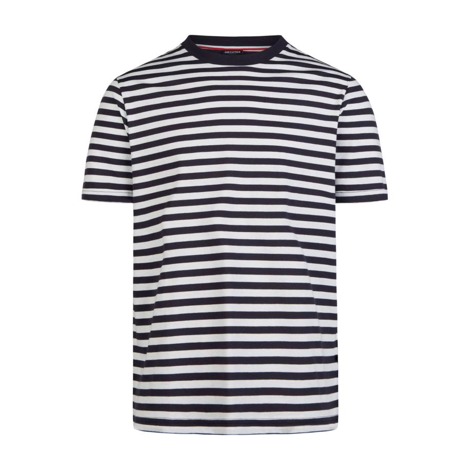 HECHTER PARIS HECHTER PARIS Shirt donkerblauw / wit -