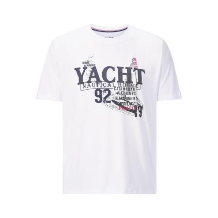 BABISTA T-Shirt ronde hals wit, Bedrukt