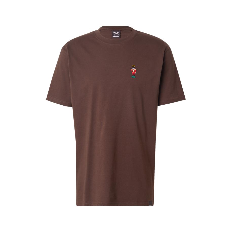 Iriedaily Iriedaily Shirt Nutcrax donkerbruin / lichtgroen / rood / zwart -