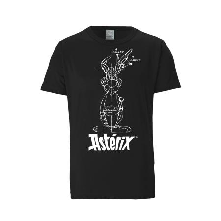 Logoshirt LOGOSHIRT Shirt zwart / wit