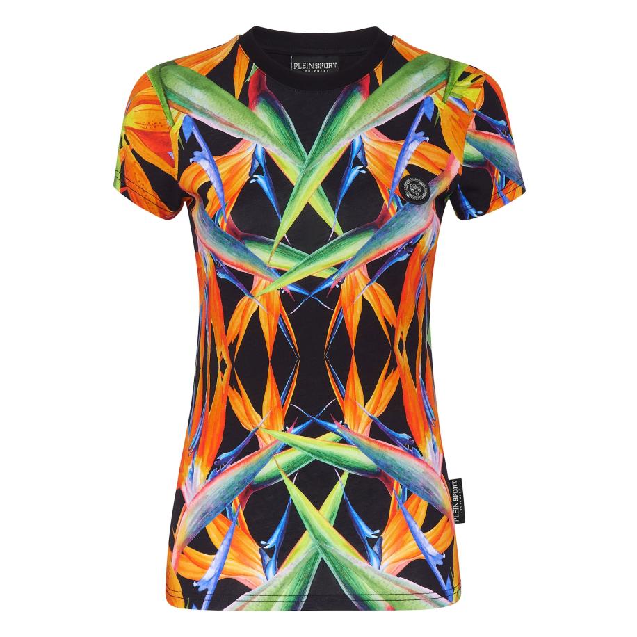 Plein Sport Plein Sport Shirt blauw / groen / oranje / zwart -