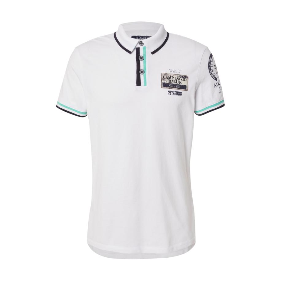 Camp David CAMP DAVID Shirt marine / mintgroen / wit -