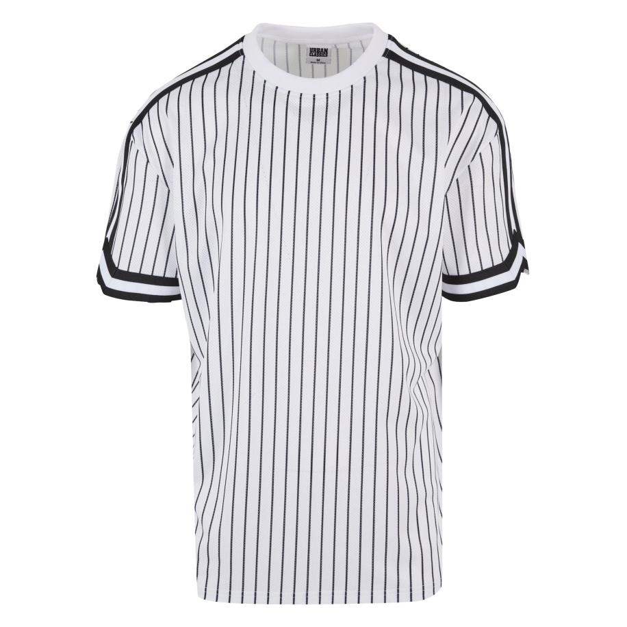 Urban Classics Urban Classics Shirt zwart / wit -