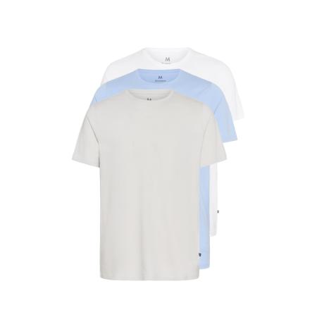 Matinique Matinique Shirt Jermane lichtblauw / lichtgrijs / wit