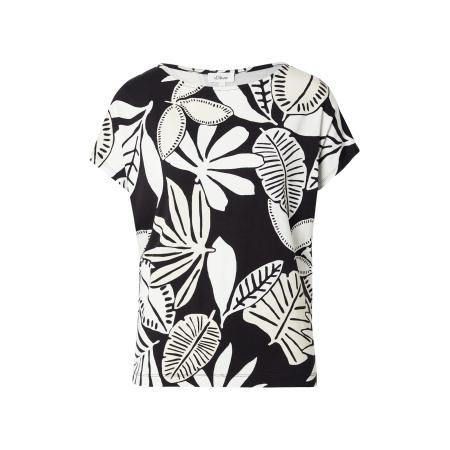 s.Oliver Shirt zwart / wit