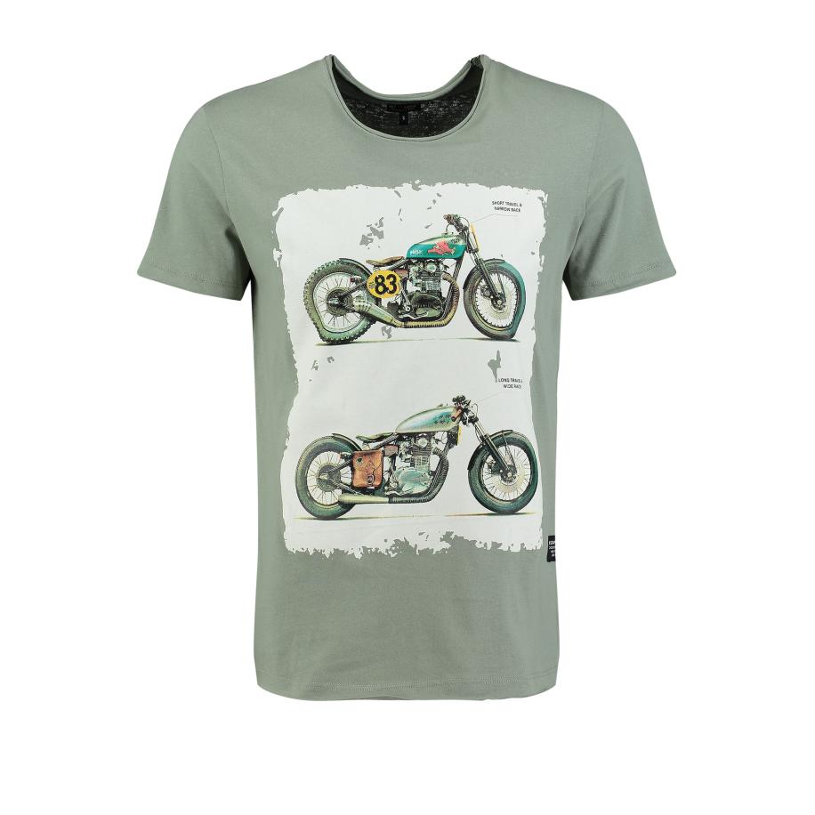 Key Largo Key Largo Shirt BRAKE groen / gemengde kleuren -