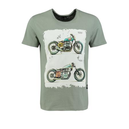 Key Largo Key Largo Shirt BRAKE groen / gemengde kleuren