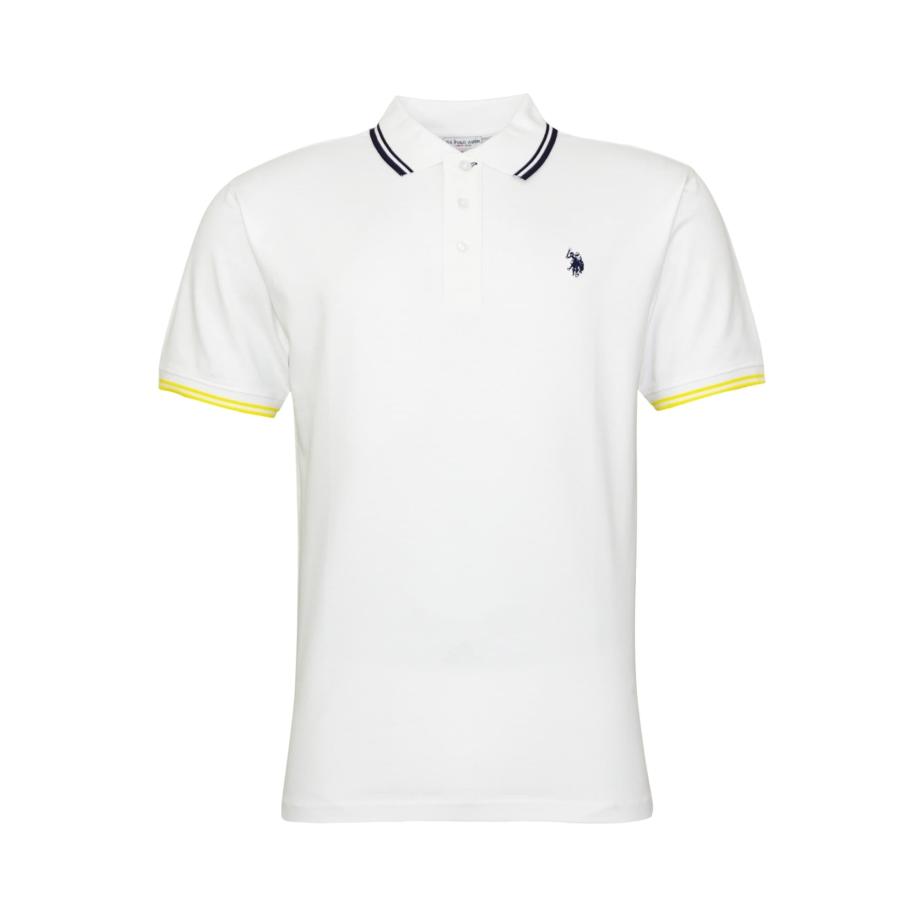 U.S. Polo Assn. U.S. POLO ASSN. Shirt geel / zwart / wit -