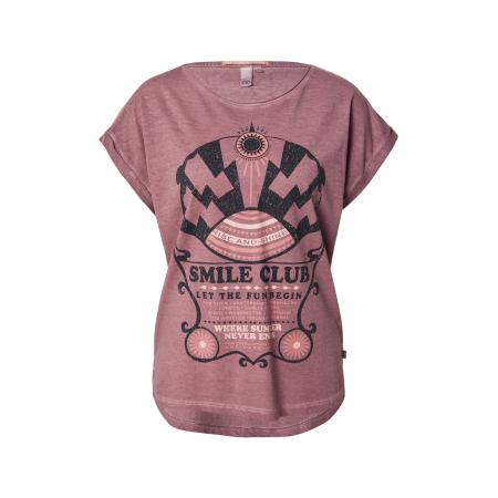 QS QS Shirt cyclaam / perzik / lichtrood / zwart