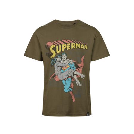 Recovered Recovered Shirt Superman Comic Graphic kaki
