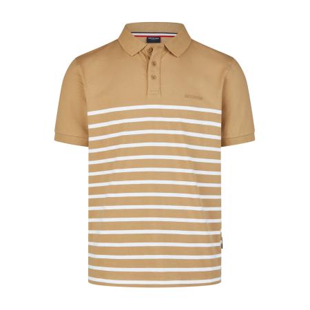 HECHTER PARIS HECHTER PARIS Shirt camel / wit