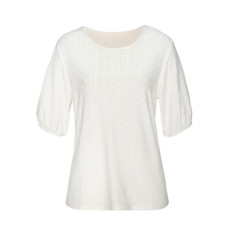 VIVANCE VIVANCE Shirt zwart / wit -