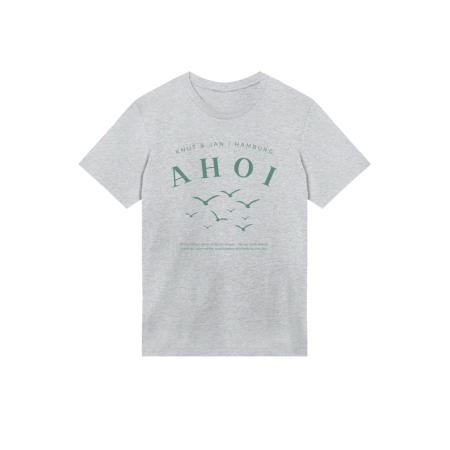 F4NT4STIC F4NT4STIC Shirt Ahoi Möwe Knut und Jan grijs / groen