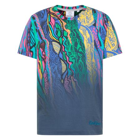 carlo colucci Carlo Colucci Shirt Di Piazza navy / gemengde kleuren