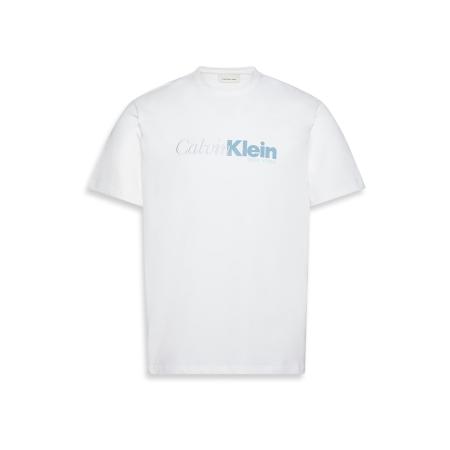 Calvin Klein Calvin Klein Shirt duifblauw / wit / offwhite
