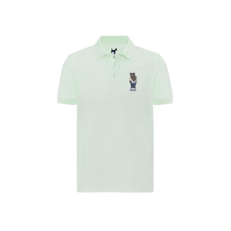 Williot Williot Shirt blauw / bruin / mintgroen / offwhite