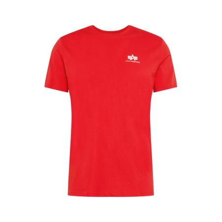 ALPHA INDUSTRIES Shirt rood / wit