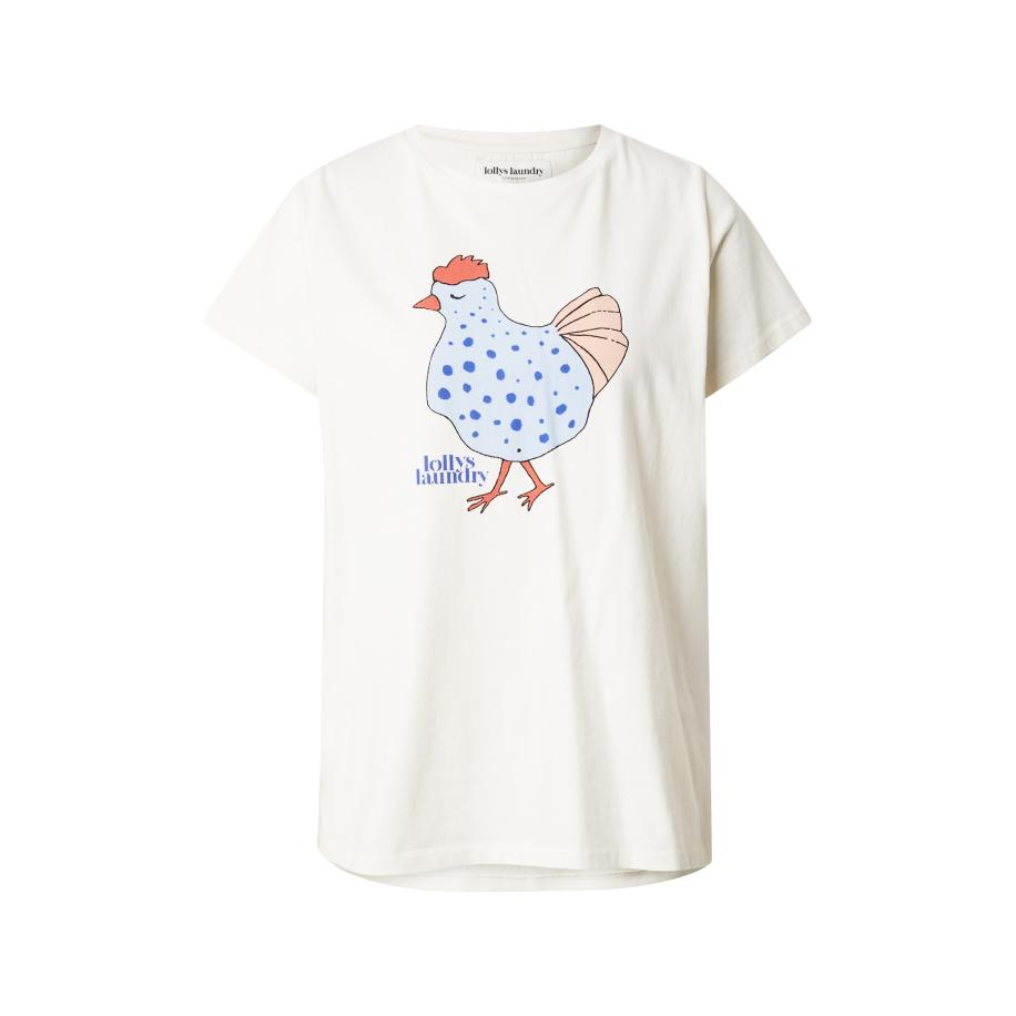 Lollys Laundry Lollys Laundry Shirt Roma lichtblauw / oranje / poederroze / wit -