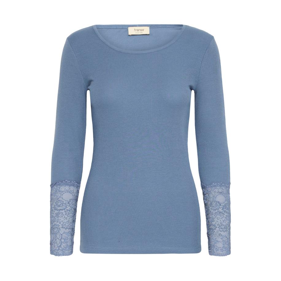 Fransa Fransa Shirt FRHIZAMOND duifblauw -