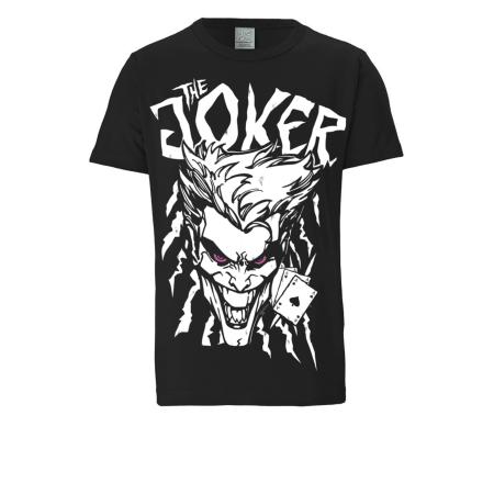LOGOSHIRT Shirt DC Comics - Joker zwart