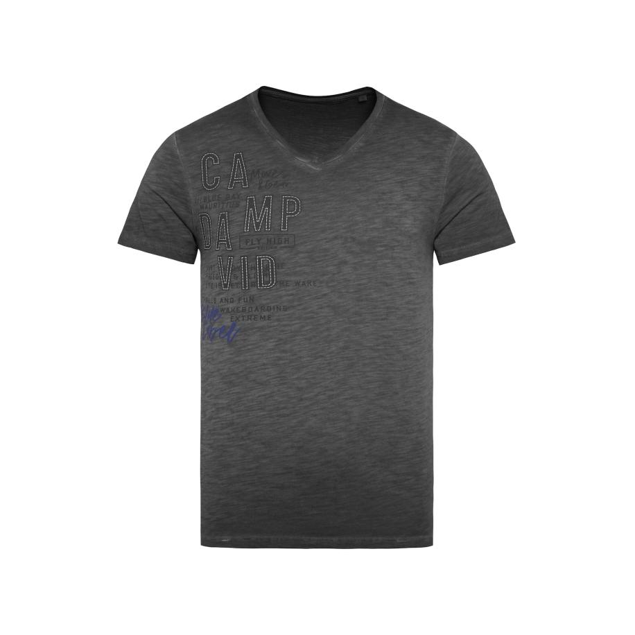 Camp David CAMP DAVID Shirt blauw / zwart gemêleerd / wit -