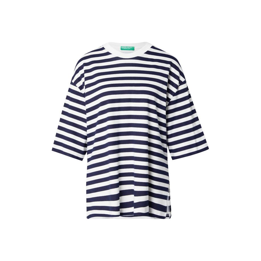 United Colors of Benetton UNITED COLORS OF BENETTON Shirt navy / wit -