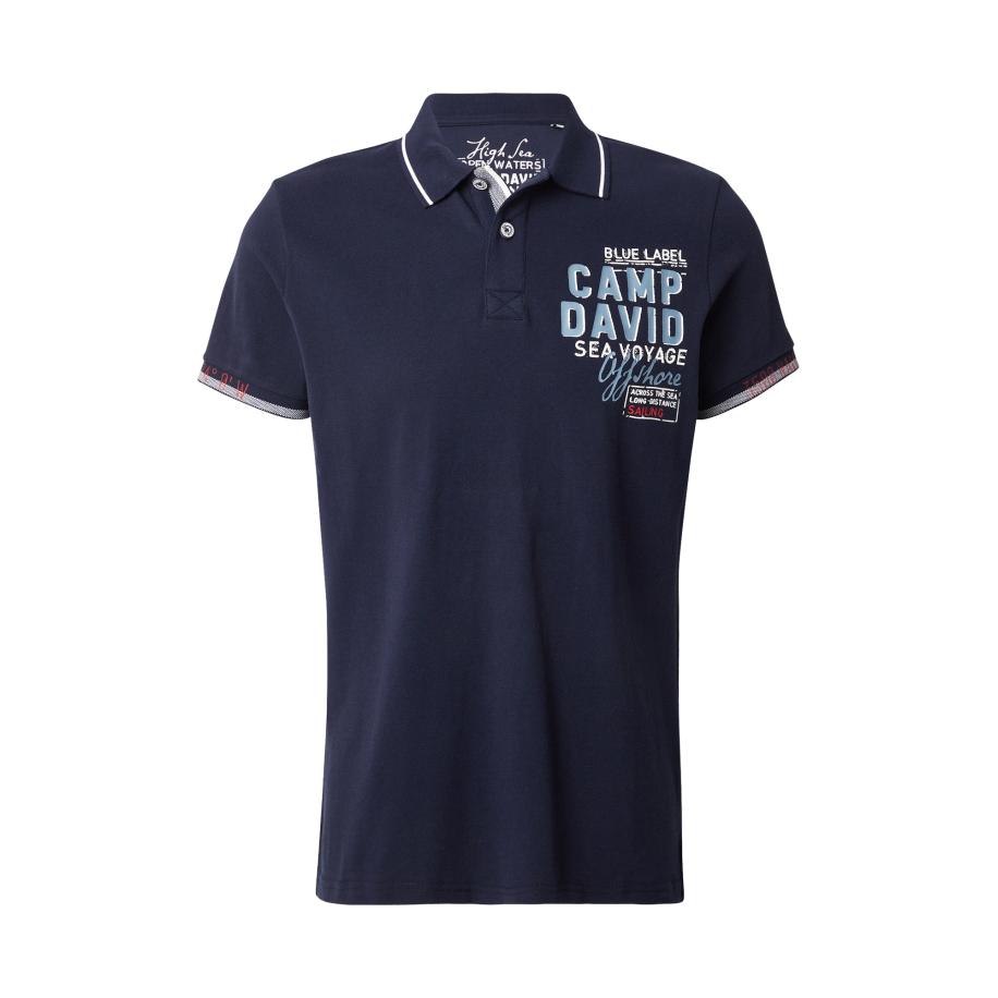 Camp David CAMP DAVID Shirt navy / rood / wit -