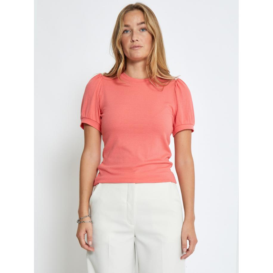 Minus minus Shirt Johanna zalm roze -