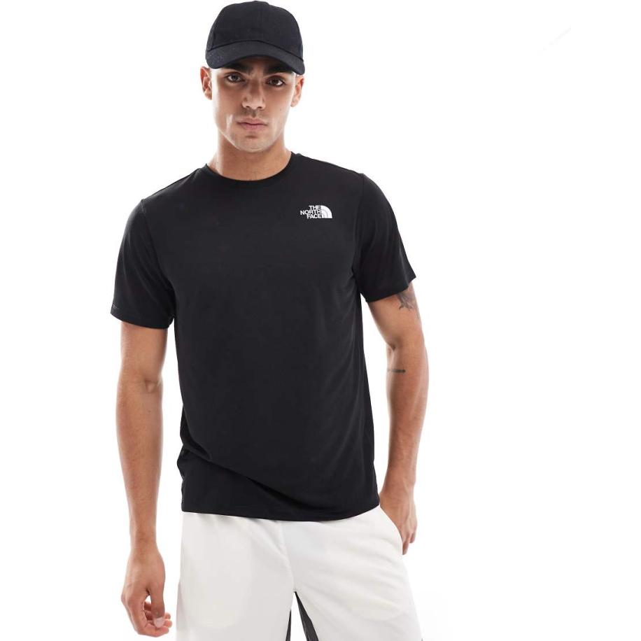 The North Face - Training 24/7 - T-shirt met logo in zwart Zwart