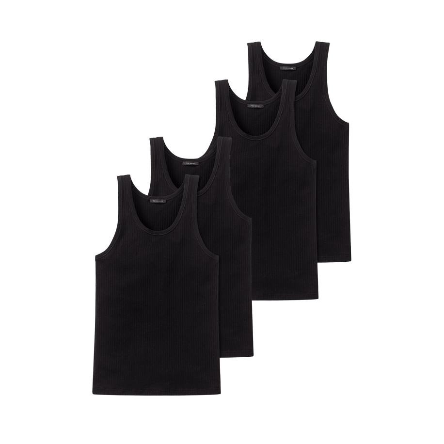 Schiesser SCHIESSER Onderhemd Authentic zwart -