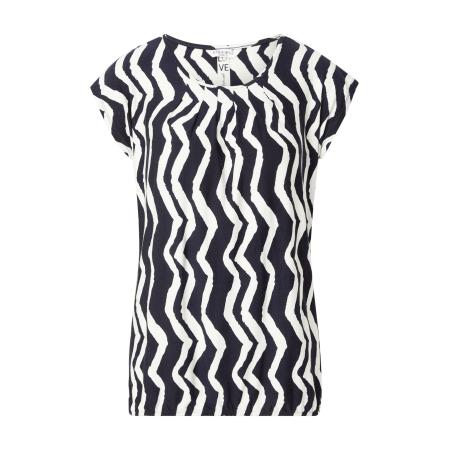 ZABAIONE ZABAIONE Shirt Mi44nou navy / wit